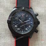 Breitling Avenger Replica Watch Black Case Red&Black Rubber Strap_th.jpg